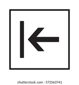 Arrow  icon,vector. Flat design. 