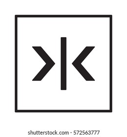  Arrow  icon,vector. Flat design. 