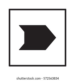  Arrow  icon,vector. Flat design. 