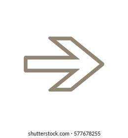  Arrow   icon,vector. Flat design.