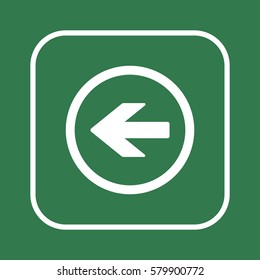  Arrow   icon,vector. Flat design.