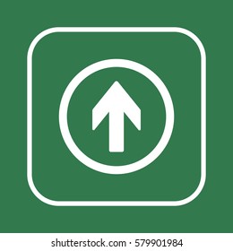  Arrow   icon,vector. Flat design.