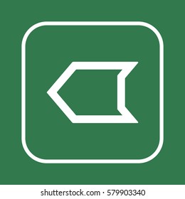  Arrow  icon,vector. Flat design. 