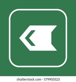  Arrow  icon,vector. Flat design. 
