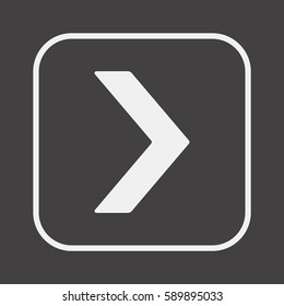  Arrow  icon,vector. Flat design. 