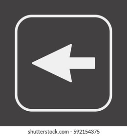  Arrow   icon,vector. Flat design.