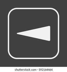  Arrow   icon,vector. Flat design.