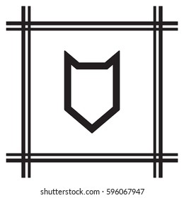  Arrow  icon,vector. Flat design. 