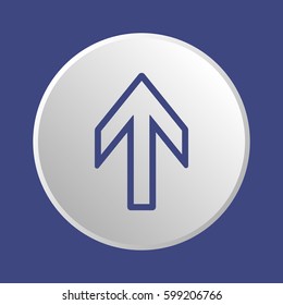  Arrow   icon,vector. Flat design.