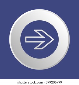  Arrow   icon,vector. Flat design.