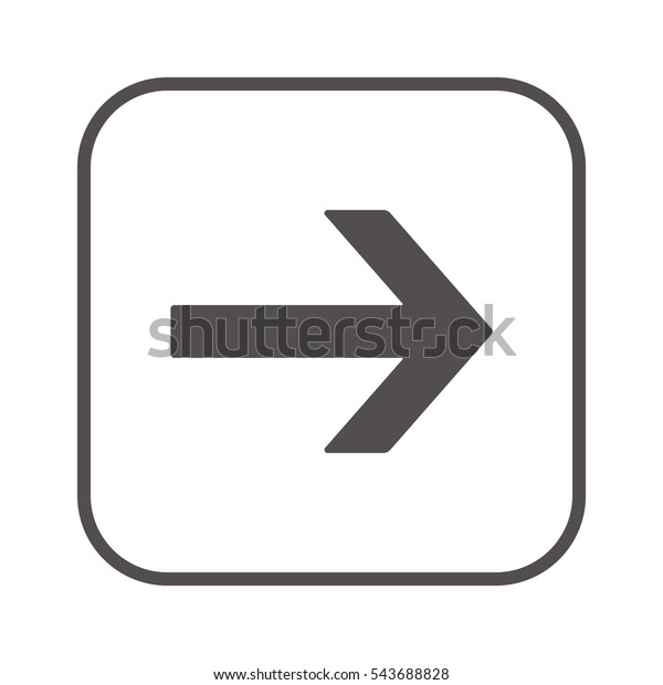  Arrow  icon,vector.\
Flat design. 