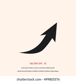 arrow icon.vector, flat design best vector icon