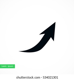 arrow icon.vector, flat design best vector icon