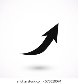 arrow icon.vector, flat design best vector icon