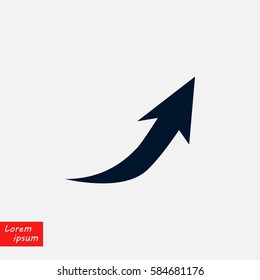 arrow icon.vector, flat design best vector icon