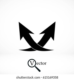 arrow icon,vector, flat design best vector icon