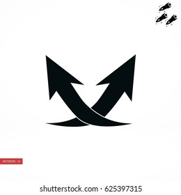 arrow icon,vector, flat design best