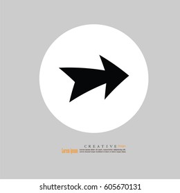 arrow icon.vector illustration.