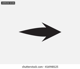 Arrow Icon.Vector Arrow Sign.