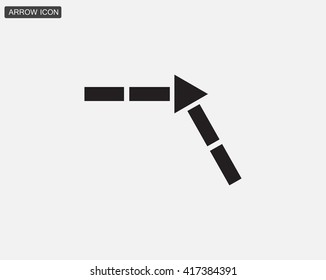 Arrow Icon.Vector Arrow Sign.
