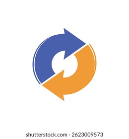 Pfeilgrafik Logo Symbol, Vektorvorlage