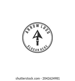 arrow illustration logo on white background