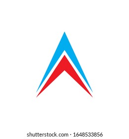 Arrow illustration logo vector template