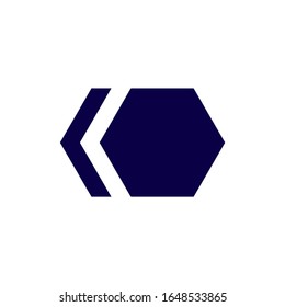Plantilla vectorial de logotipo de ilustración de flecha