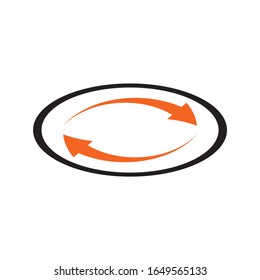 Arrow illustration logo vector template