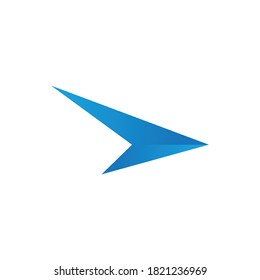 Arrow illustration logo vector template