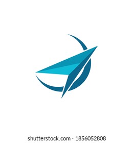 Arrow illustration logo vector template