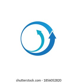 Vektorgrafik-Logo für Pfeilgrafik
