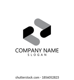 Arrow illustration logo vector template