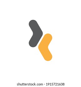 Plantilla vectorial de logotipo de ilustración de flecha