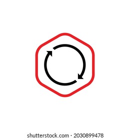 Arrow illustration logo vector template