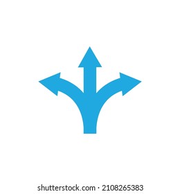 Arrow illustration logo vector template