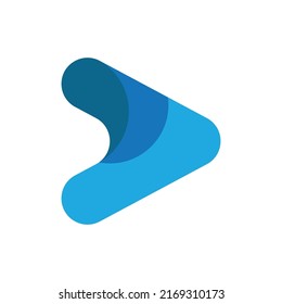 Arrow illustration logo vector template