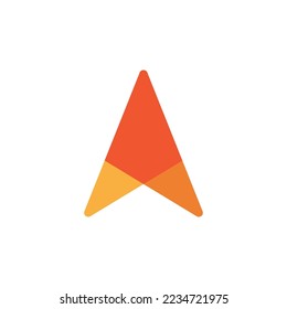 Arrow illustration logo vector template