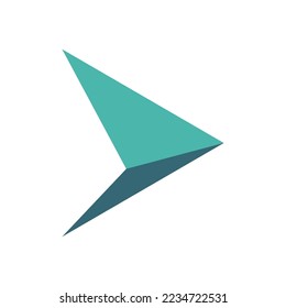 Arrow illustration logo vector template