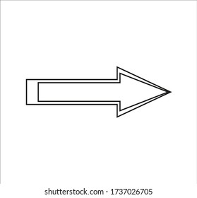 arrow. illustration for web and mobile design.