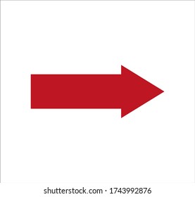 arrow. illustration for web and mobile design.