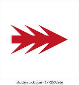 arrow. illustration for web and mobile design.