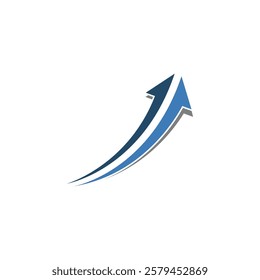 Arrow ilustration logo design vector template