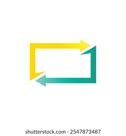 Arrow ilustration logo icon vector template
