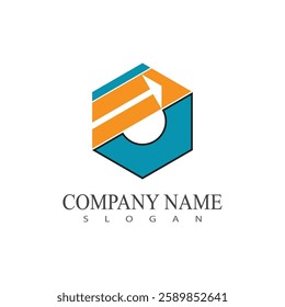 Arrow ilustration logo icon vector template