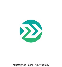 Arrow ilustration logo vector template