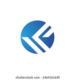 Arrow ilustration logo vector template