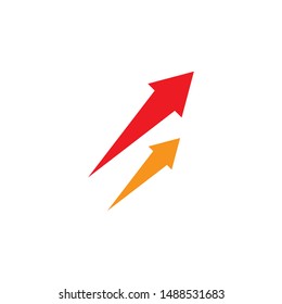 Arrow ilustration logo vector template