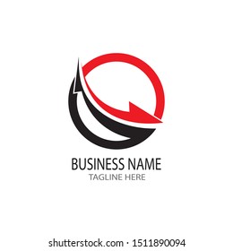 ARROW ILUSTRATION LOGO VECTOR TEMPLATE