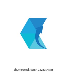 Arrow ilustration logo vector template